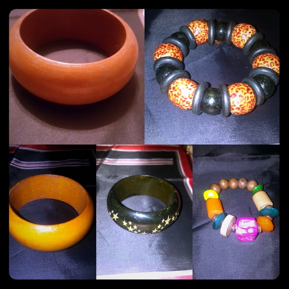 Wooden bangles bracelets